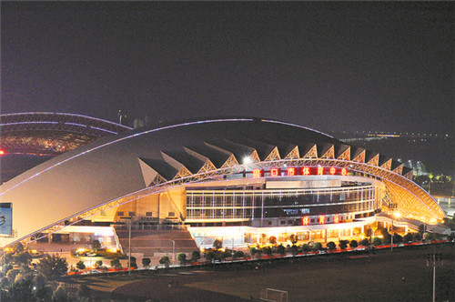 東新區(qū)夜色璀璨，如詩(shī)如畫(huà)