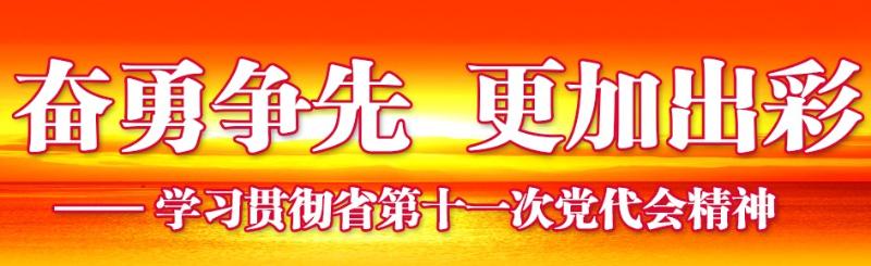 奮勇爭先，更加出彩——學(xué)習(xí)貫徹省第十一次黨代會精神